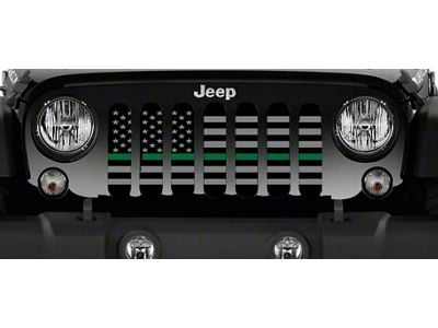 Grille Insert; American Tactical Back the Military (18-24 Jeep Wrangler JL w/o TrailCam)