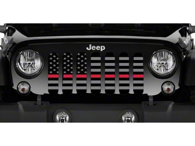 Grille Insert; American Tactical Back the Red (87-95 Jeep Wrangler YJ)