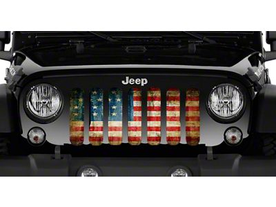 Grille Insert; American Victory (18-24 Jeep Wrangler JL w/o TrailCam)