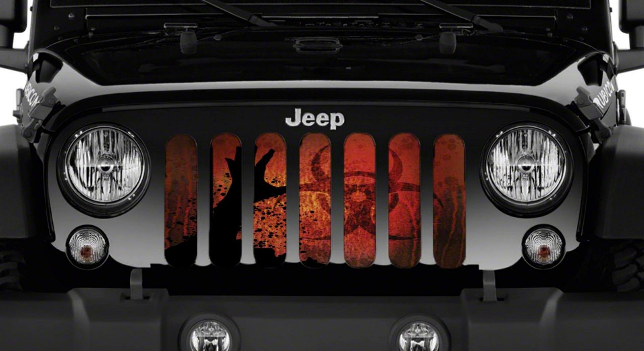 Jeep Wrangler Grille Insert; Apocalypse (07-18 Jeep Wrangler JK) - Free ...