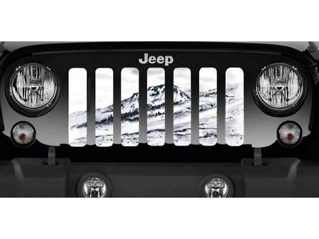 Grille Insert; Appalachian Mountains (97-06 Jeep Wrangler TJ)