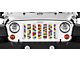 Grille Insert; Autism Awareness Puzzle Pieces (87-95 Jeep Wrangler YJ)