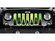 Grille Insert; Bigfoot Bright Green Background (07-18 Jeep Wrangler JK)