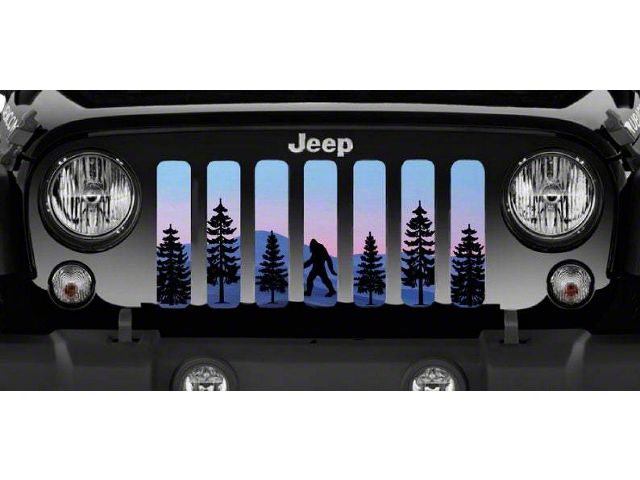 Grille Insert; Bigfoot Purple Mountain (07-18 Jeep Wrangler JK)