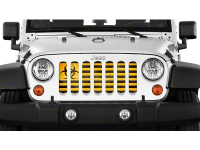 Grille Insert; Biohazard (76-86 Jeep CJ5 & CJ7)