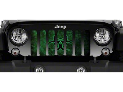 Grille Insert; Biohazard Glow (76-86 Jeep CJ5 & CJ7)