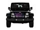 Grille Insert; Biohazard Glow Purple (18-24 Jeep Wrangler JL w/o TrailCam)