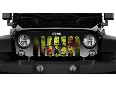 Grille Insert; Bloody Biohazard (97-06 Jeep Wrangler TJ)