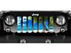 Grille Insert; Blue Beach Palm (76-86 Jeep CJ5 & CJ7)