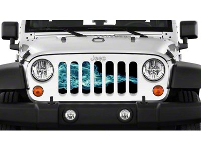 Grille Insert; Blue Smoke (76-86 Jeep CJ5 & CJ7)