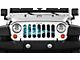 Grille Insert; Blue Smoke (76-86 Jeep CJ5 & CJ7)