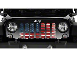 Grille Insert; Captain America (87-95 Jeep Wrangler YJ)