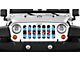 Grille Insert; Chicago Skies (97-06 Jeep Wrangler TJ)