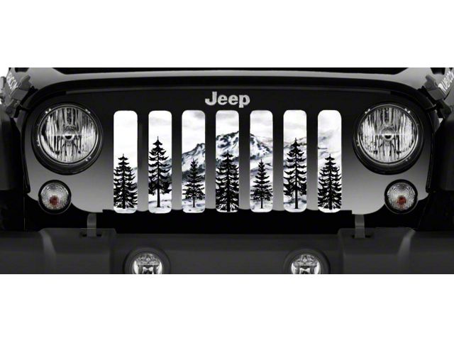 Grille Insert; Colorado Mountain Pine (97-06 Jeep Wrangler TJ)