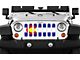 Grille Insert; Colorado State Flag (76-86 Jeep CJ5 & CJ7)