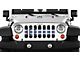 Grille Insert; Colorado Tactical Back the Blue (76-86 Jeep CJ5 & CJ7)