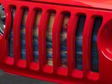 Grille Insert; Colorful Beach (18-25 Jeep Wrangler JL w/o TrailCam)