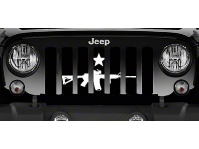 Grille Insert; Come and Take It AR (76-86 Jeep CJ5 & CJ7)