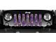 Grille Insert; Dirty Girl Plum Purple Woodland Camo (76-86 Jeep CJ5 & CJ7)