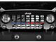 Grille Insert; Dirty Grace Tactical Back the Blue and Red (07-18 Jeep Wrangler JK)