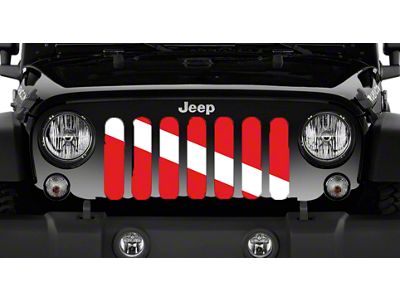 Grille Insert; Diver Down (18-24 Jeep Wrangler JL w/o TrailCam)