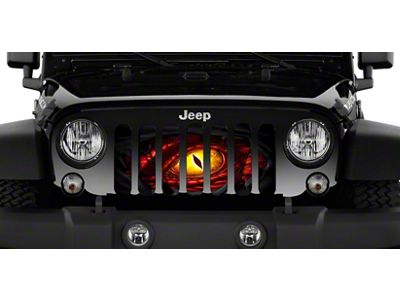 Grille Insert; Dragon Eye (18-24 Jeep Wrangler JL w/o TrailCam)