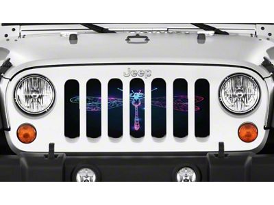 Grille Insert; Dragonfly (76-86 Jeep CJ5 & CJ7)