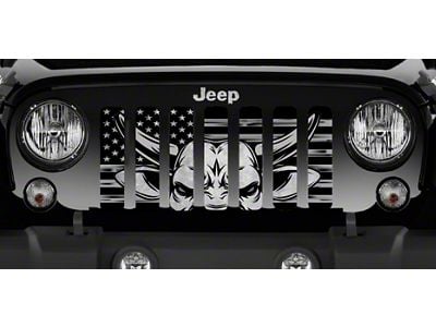 Grille Insert; Eight Seconds (76-86 Jeep CJ5 & CJ7)