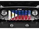 Grille Insert; Filipino Flag (87-95 Jeep Wrangler YJ)