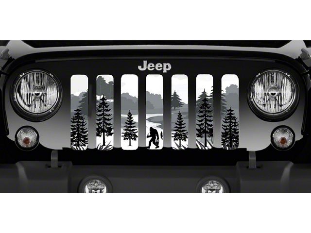 Grille Insert; FisherFoot Bigfoot (07-18 Jeep Wrangler JK)