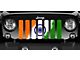 Grille Insert; Flag of India (76-86 Jeep CJ5 & CJ7)