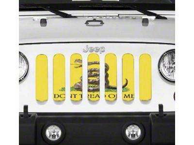 Grille Insert; Gadsden Flag (97-06 Jeep Wrangler TJ)