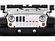 Grille Insert; Ghost Tactical Back the Blue and Fire Department (97-06 Jeep Wrangler TJ)