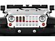 Grille Insert; Ghost Tactical Back the Fire Department (07-18 Jeep Wrangler JK)