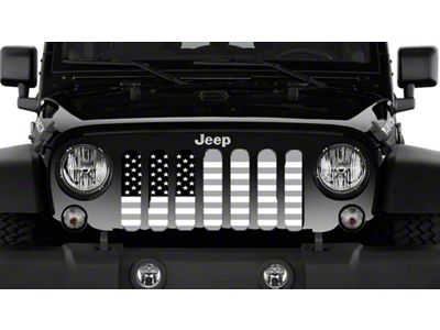 Grille Insert; Ghost Tactical (18-24 Jeep Wrangler JL w/o TrailCam)