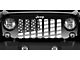 Grille Insert; Ghost Tactical Slanted American Flag (76-86 Jeep CJ5 & CJ7)