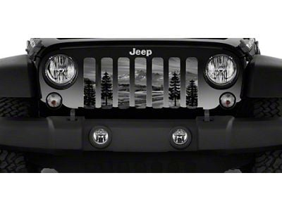 Grille Insert; Gray Mountain Pine (97-06 Jeep Wrangler TJ)