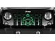 Grille Insert; Green Celtic Knot (97-06 Jeep Wrangler TJ)