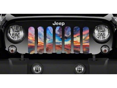 Grille Insert; His Canvas (07-18 Jeep Wrangler JK)