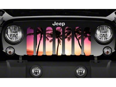 Grille Insert; Island Life (76-86 Jeep CJ5 & CJ7)