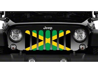 Grille Insert; Jamaica (18-24 Jeep Wrangler JL w/o TrailCam)
