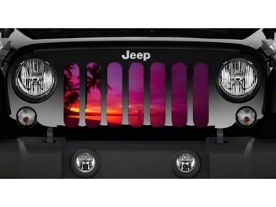 Grille Insert; Just Beachy (97-06 Jeep Wrangler TJ)