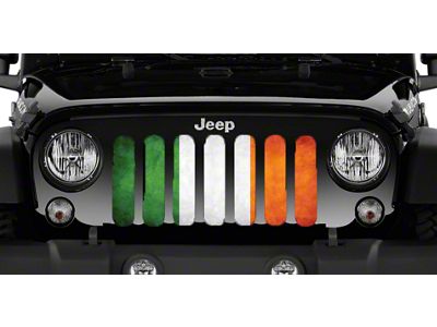 Grille Insert; Luck O' The Irish (97-06 Jeep Wrangler TJ)