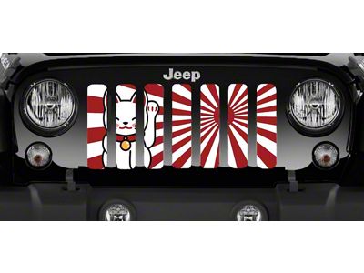 Grille Insert; Lucky Cat (76-86 Jeep CJ5 & CJ7)