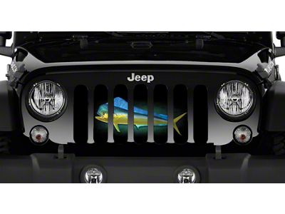 Grille Insert; Mahi Mahi Fish (76-86 Jeep CJ5 & CJ7)