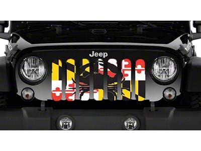 Grille Insert; Maryland Crab Flag (97-06 Jeep Wrangler TJ)