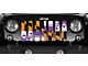 Grille Insert; Maryland Flag Orange and Purple (97-06 Jeep Wrangler TJ)