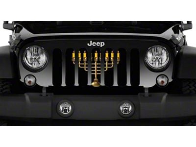 Grille Insert; Menorah (76-86 Jeep CJ5 & CJ7)