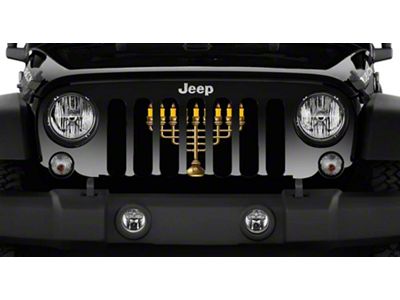 Grille Insert; Menorah (97-06 Jeep Wrangler TJ)