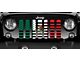 Grille Insert; Mexican American Flag (07-18 Jeep Wrangler JK)